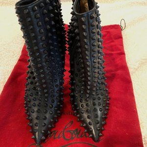 Christian Louboutin Snaklita booties size 37